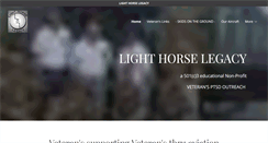 Desktop Screenshot of lighthorselegacy.org